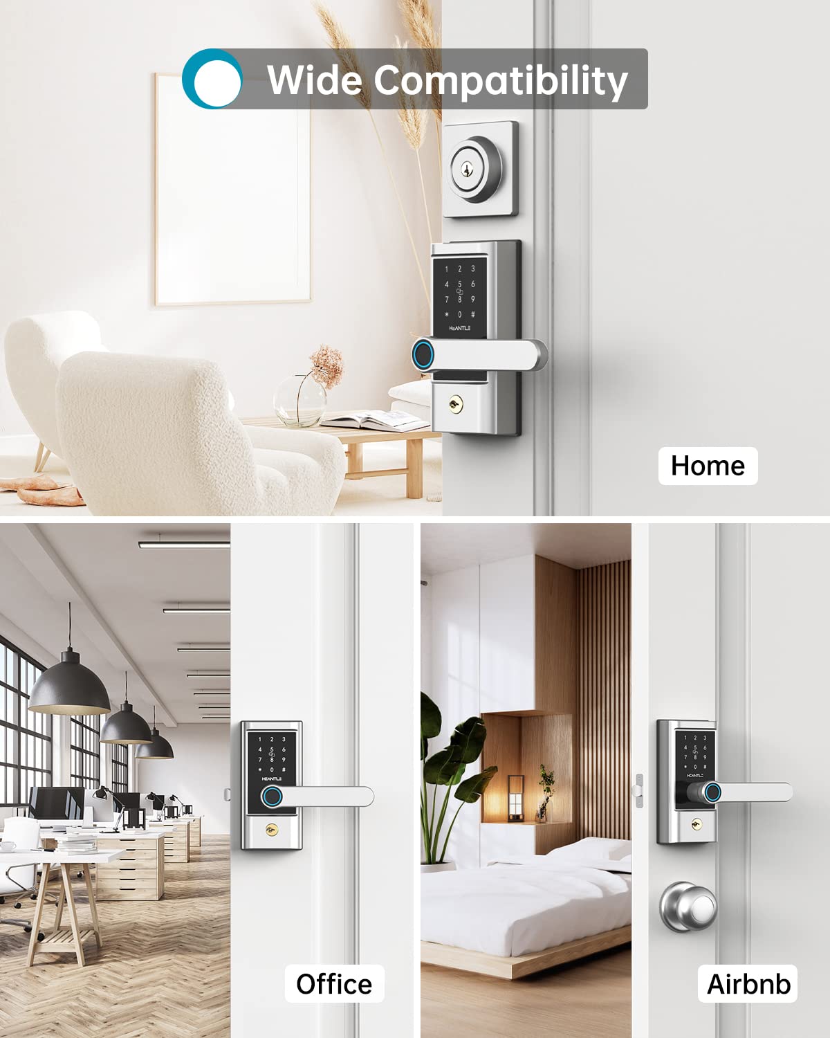 HEANTLE wifi door lock