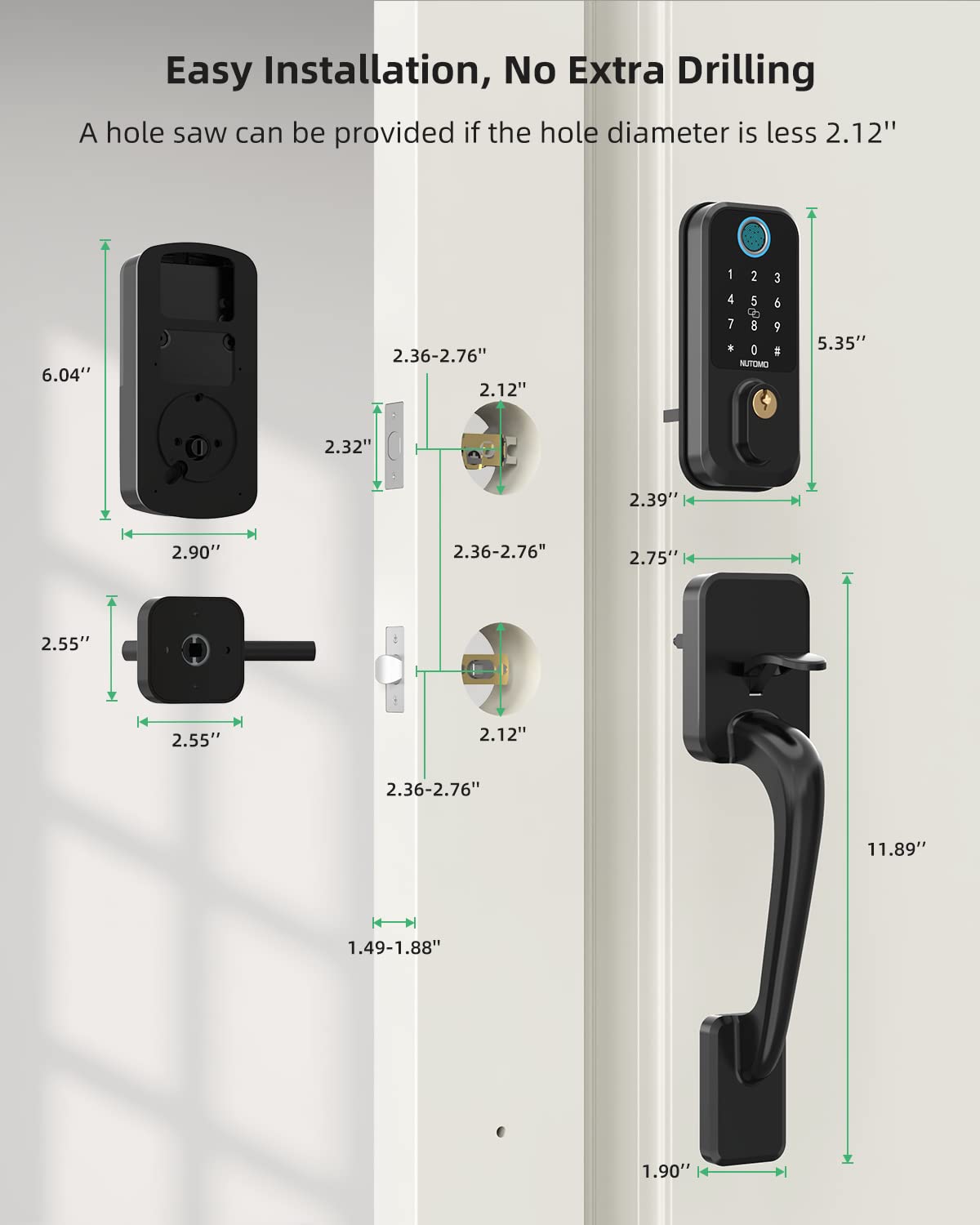 Nutomo door lock Installation