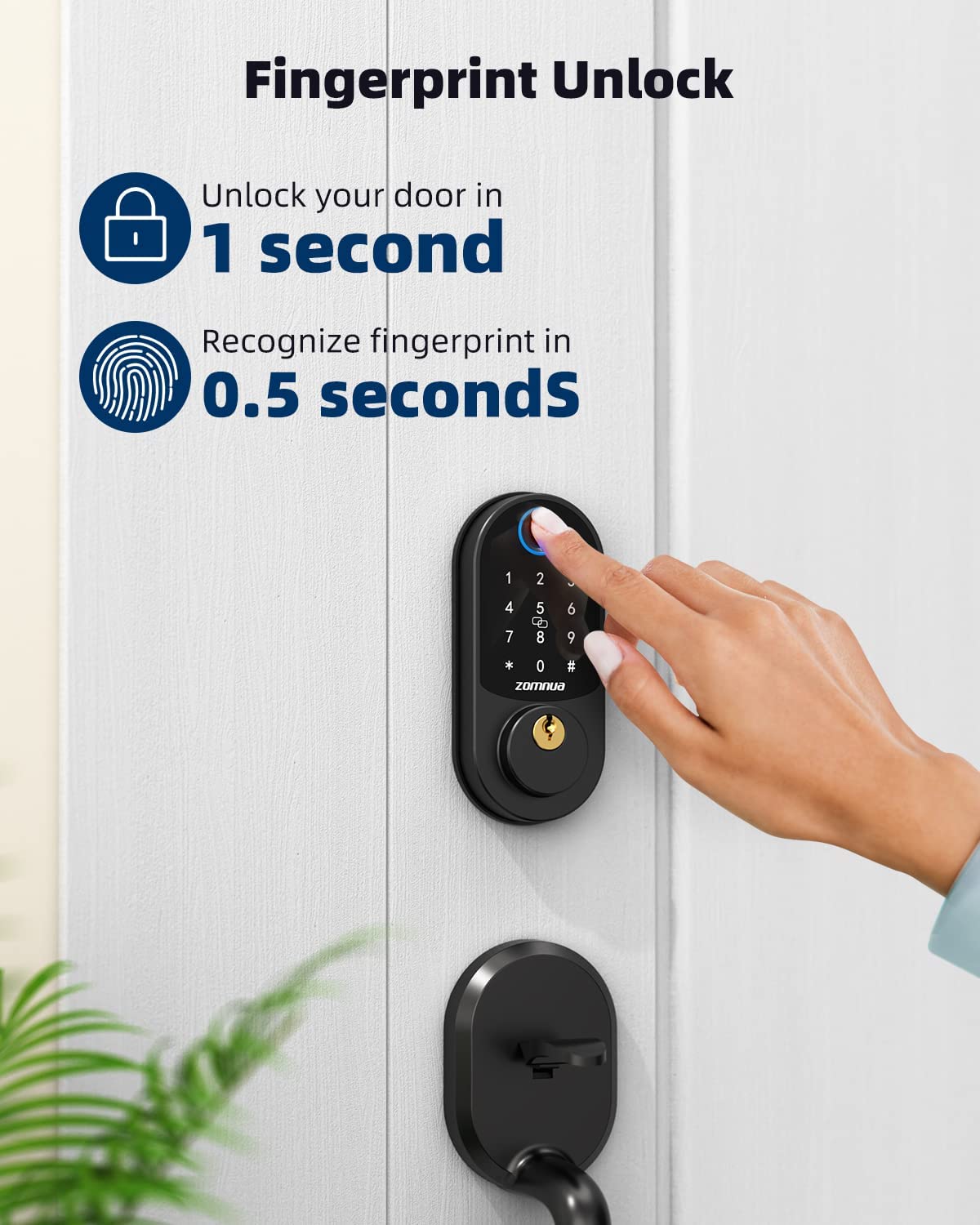 outdoor fingerprint door lock