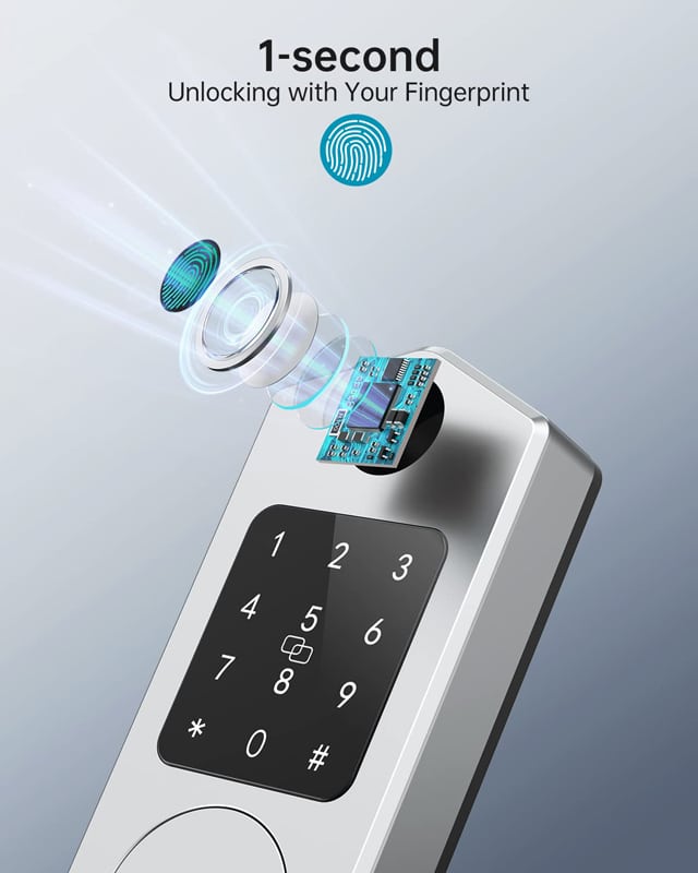 HEANTLE home lock fingerprint