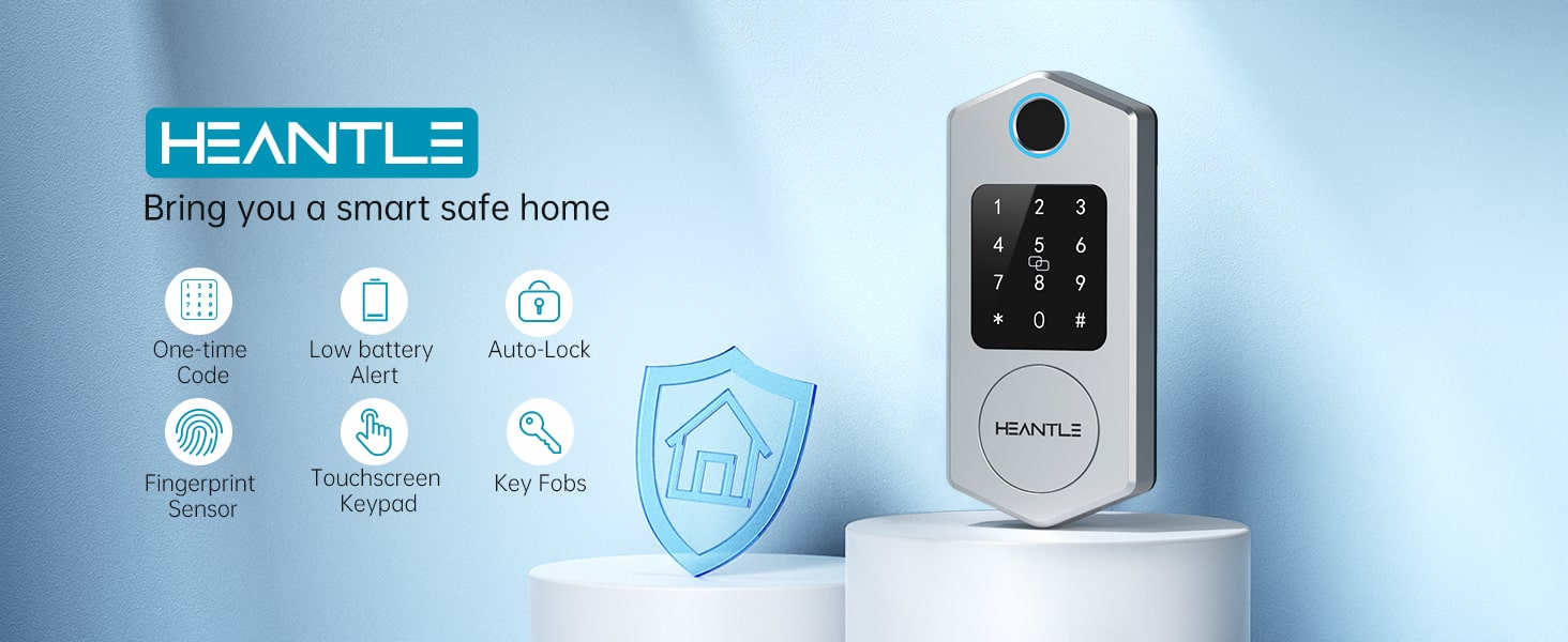 HEANTLE smart locks fingerprint