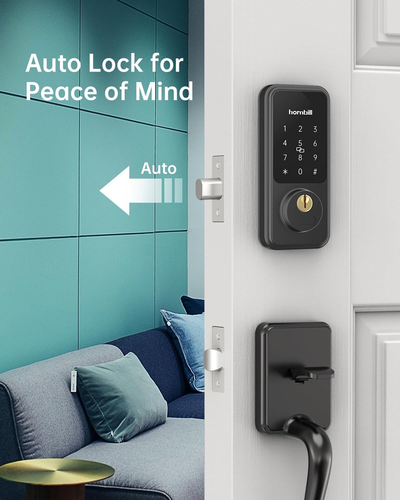 Hornbill auto lock keyless entry lock