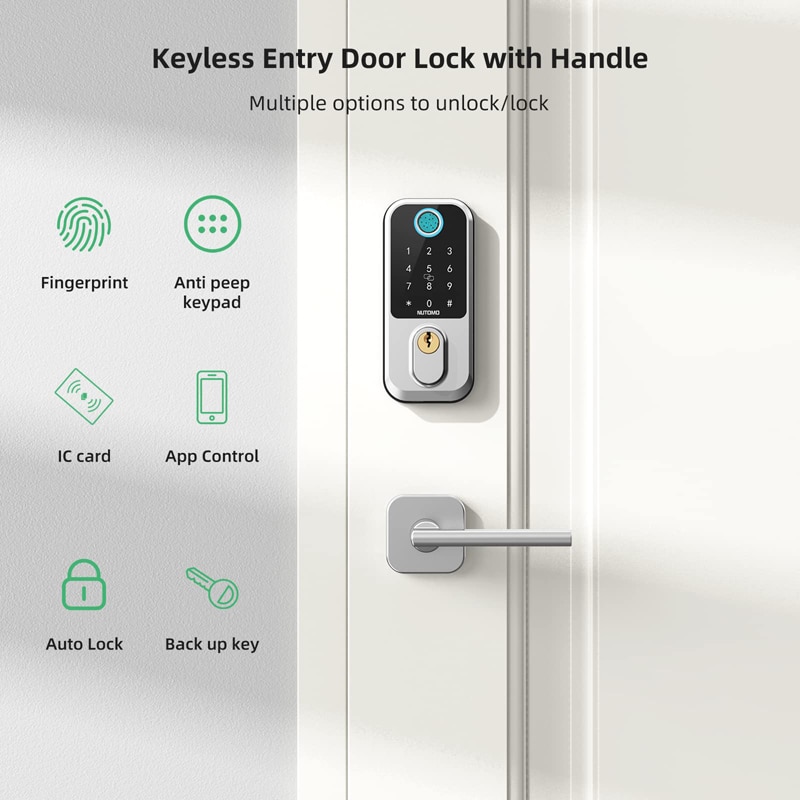 NUTOMO m3 best biometric door lock