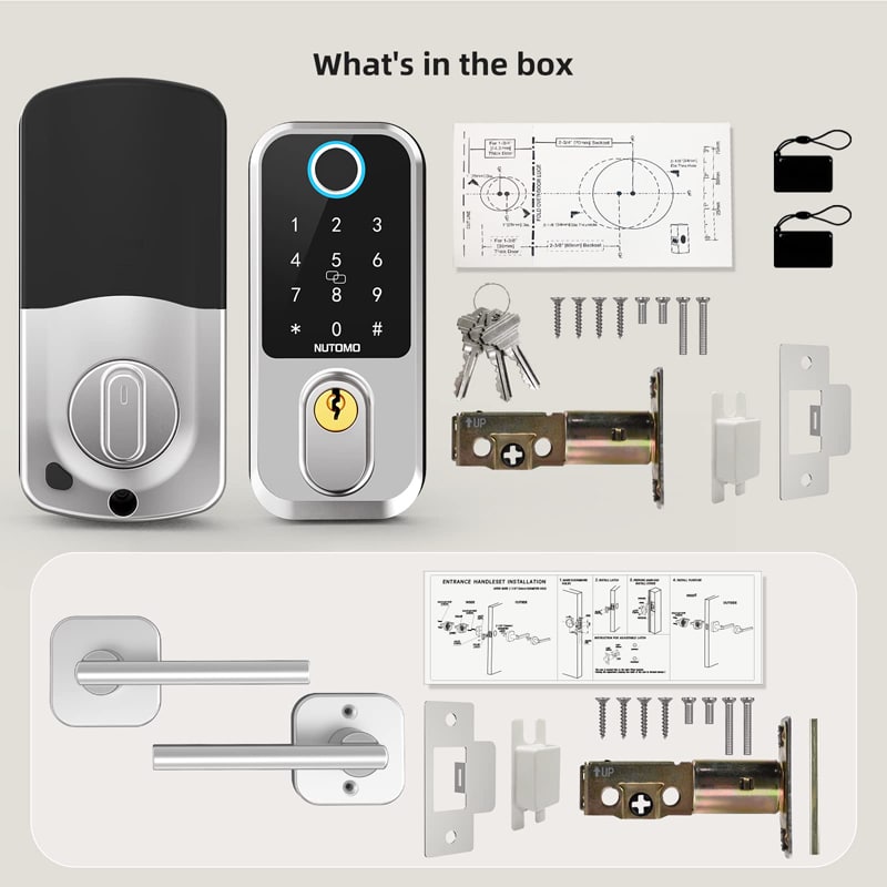 NUTOMO m3 biometric locks for home