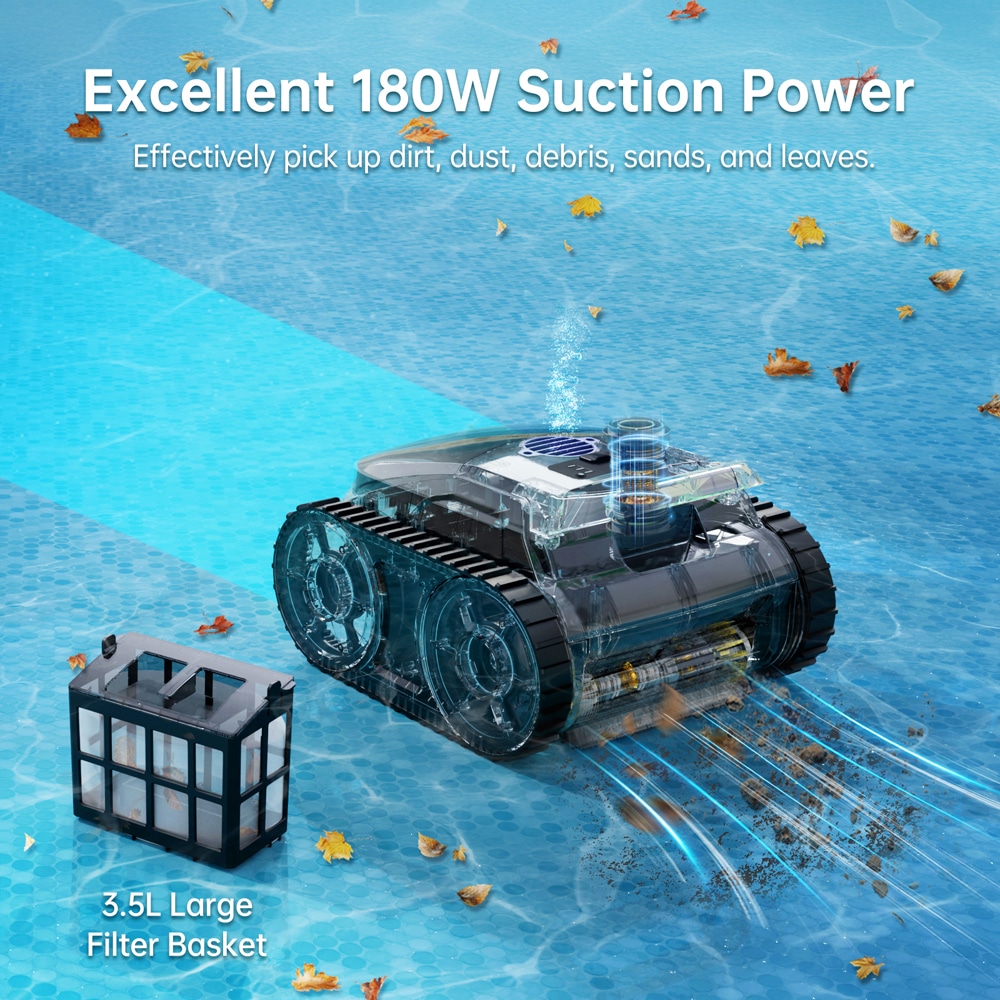 Excellent 180W Suction Power